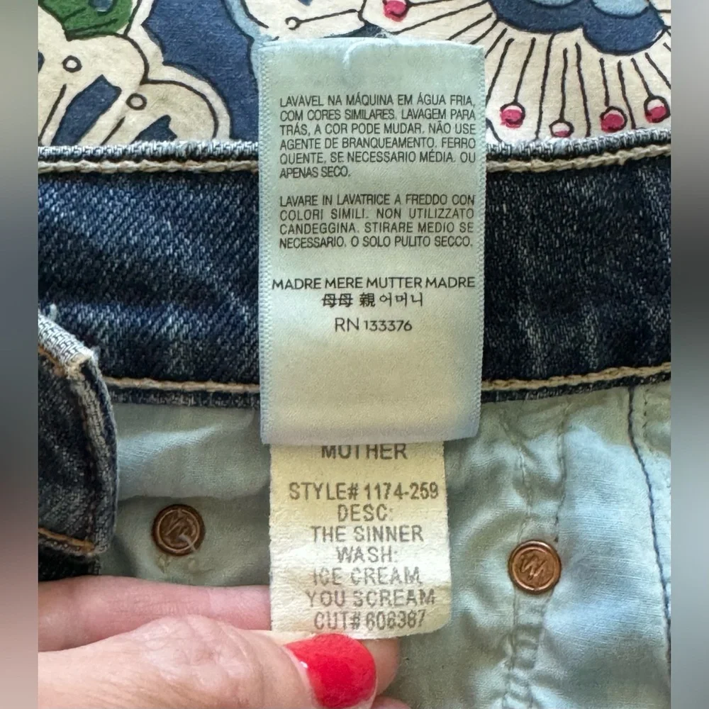 MOTHER SUPERIOR The Sinner Jeans in Ice Cream, You Scream 28 - Picture 9 of 15